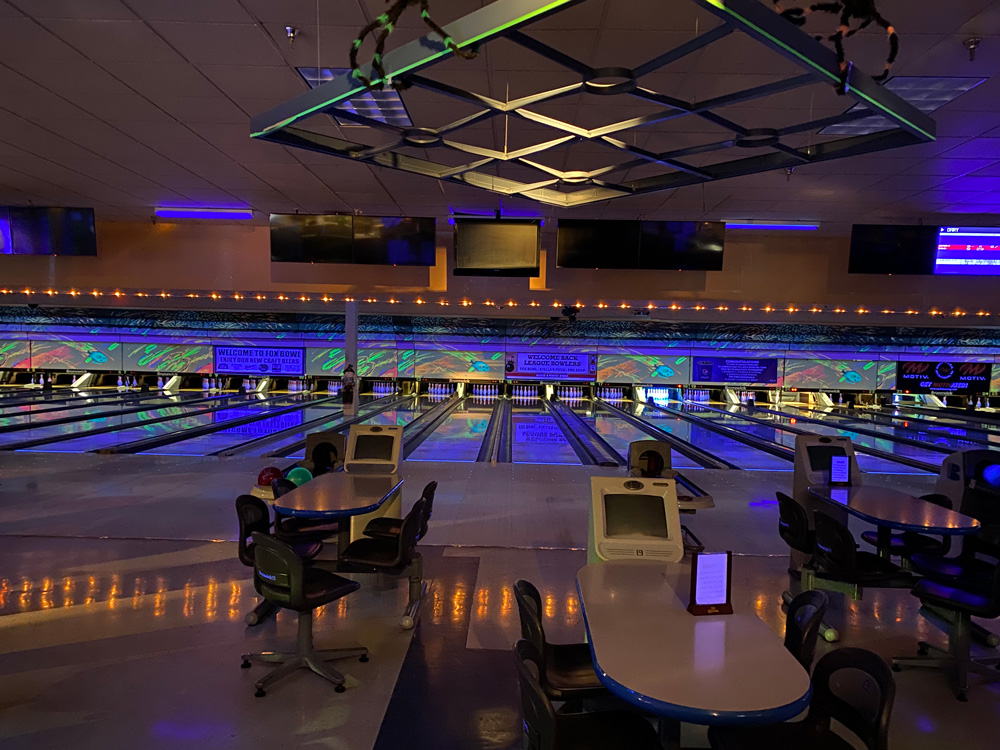 bowling lanes